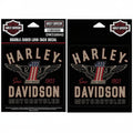 One Harley-Davidson®"-Logo in den Farben der US-Flagge / 10x10 cm