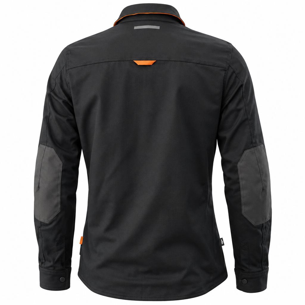 KTM Hemd – Factor Overshirt Black – langarm / 3PW24000820X