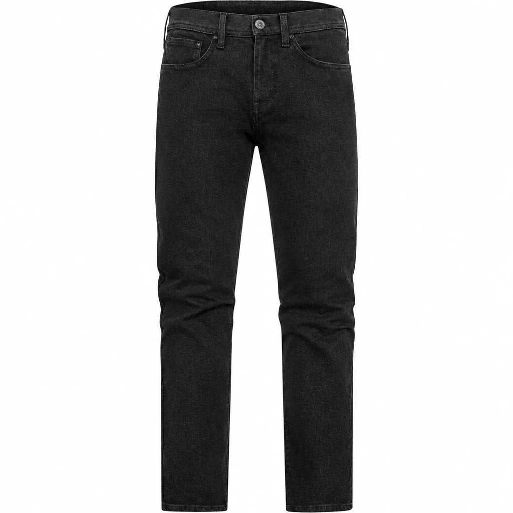 Hoes "THE ROKKER Hunter Black" - Motorradjeans