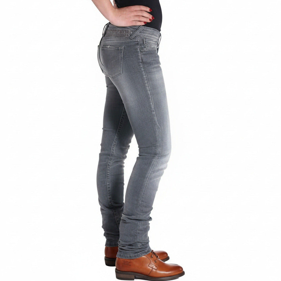 THE ROKKER Bikers Jeans Damen "The Donna Grey"