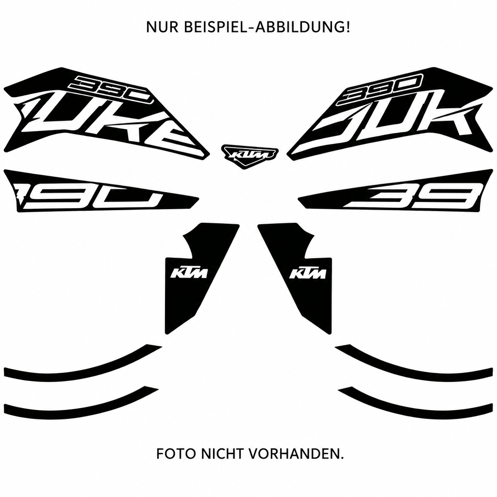 KTM Felgenaufklebersatz schwarz - OEM 90208097000