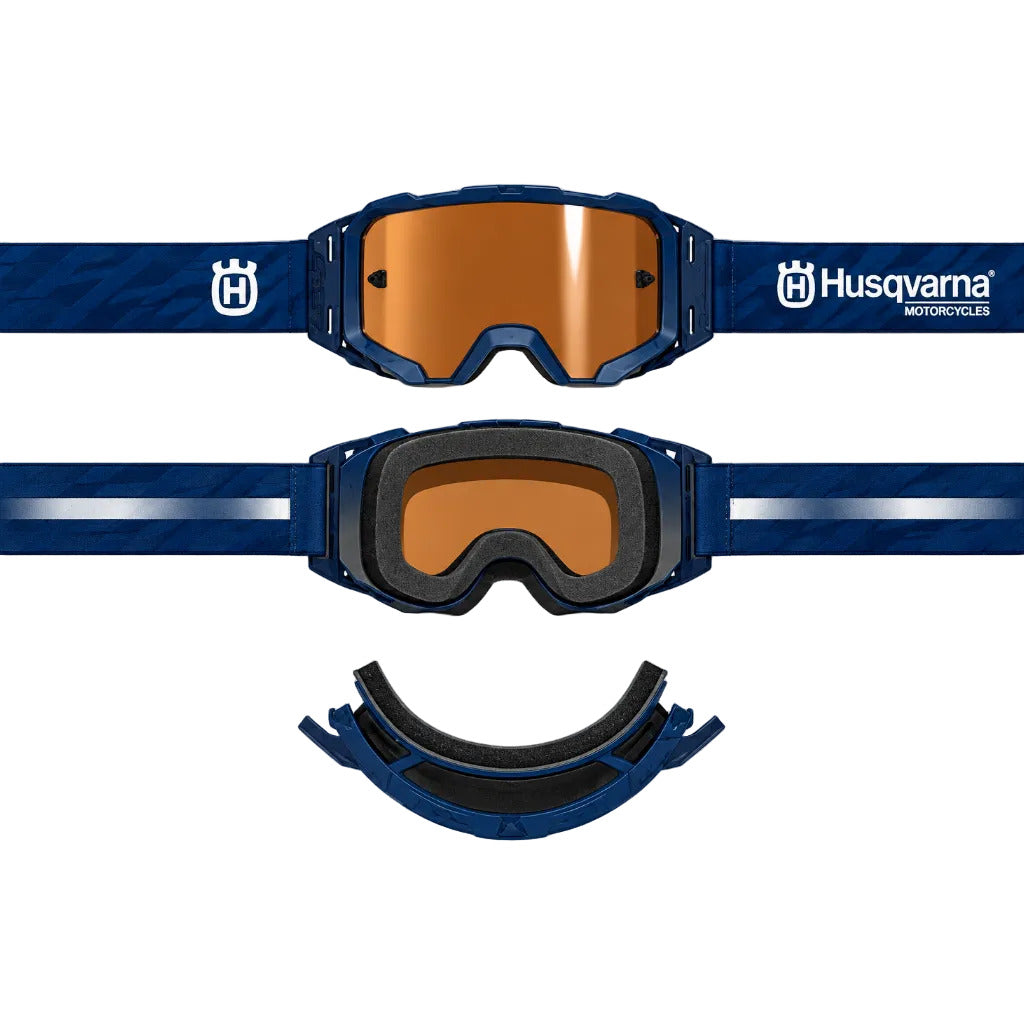 HUSQVARNA Velocity 5.5 Motorradbrille / Premium-Offroad-Brille