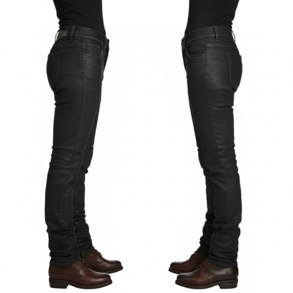 THE ROKKER Black Jack Slim Motorradjeans Damen