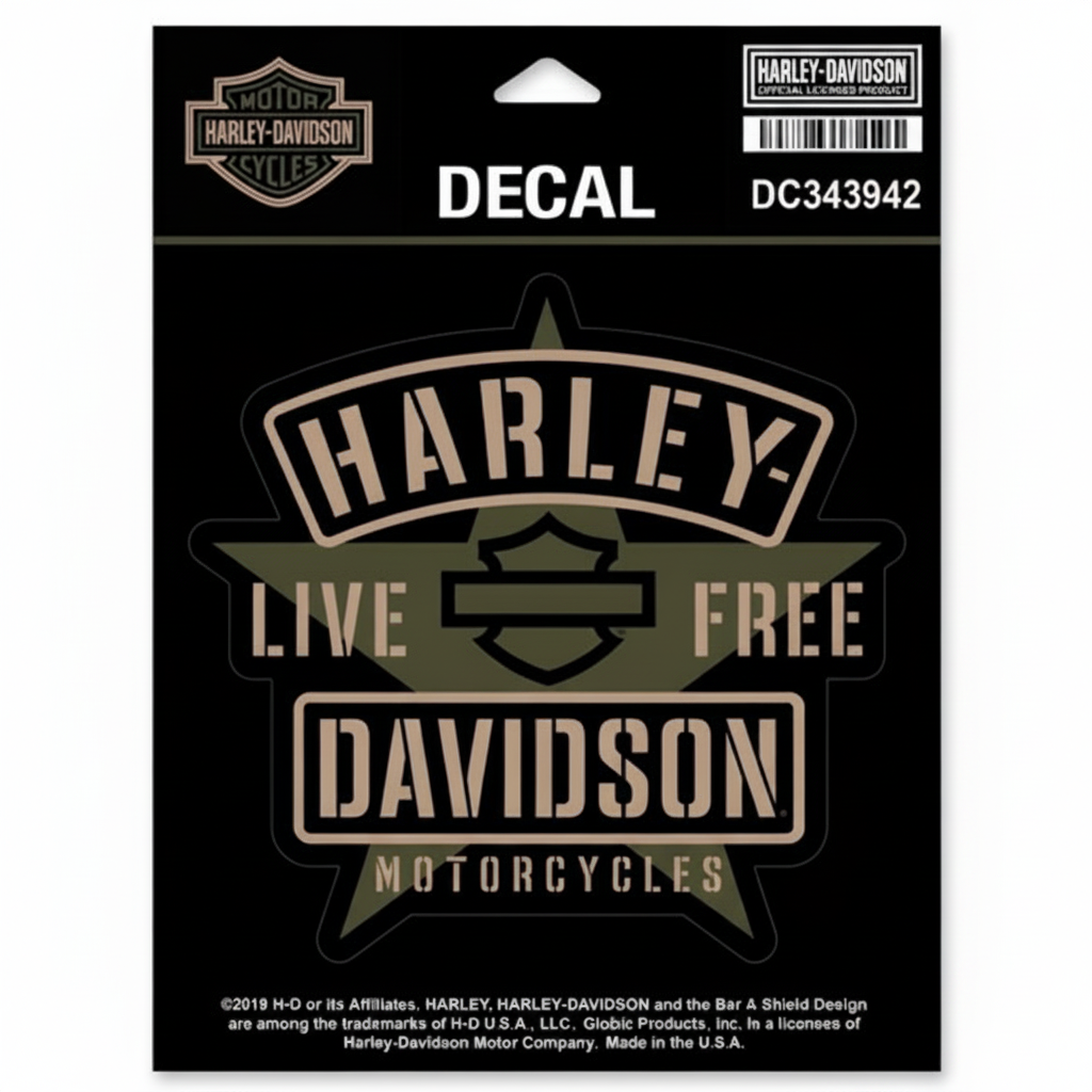 Org. Harley-Davidson® Aufkleber „Resolute" – Art.-Nr. DC343942