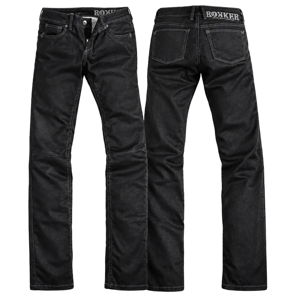 THE ROKKER Black Diva - Damen Motorrad-Jeans