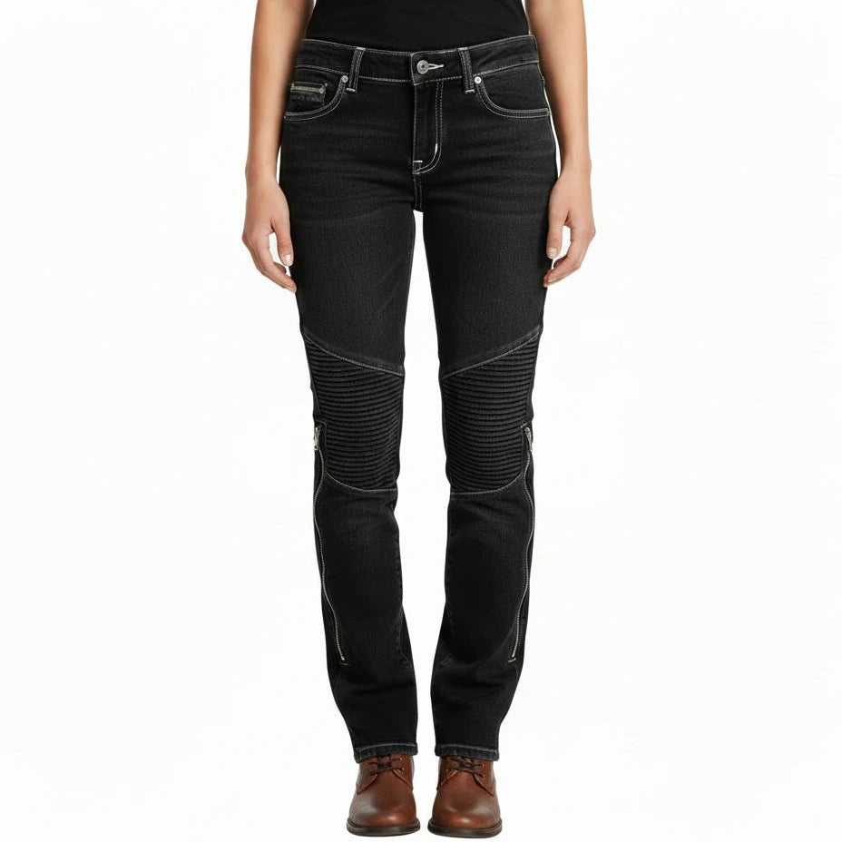 THE ROKKER Bikers Jeans Damen "The Lady Black"