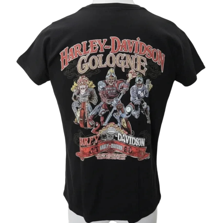 Harley-Davidson® Karneval "25 Johr" Jeck op Harley T-Shirt | Damen | Schwarz
