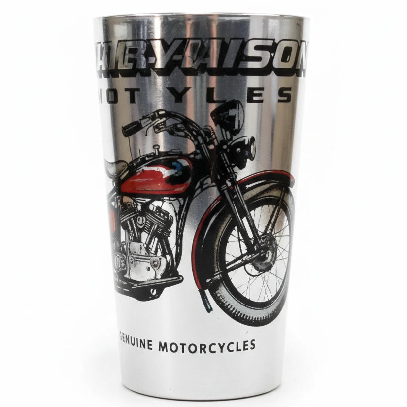 Harley-Davidson® Vintage Motorcycle Pint Glas | Silber - 3PT4900EP