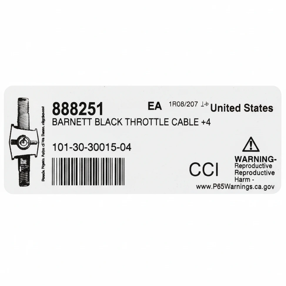 Barnett Gaszug 36" (+4") | Schwarz - 88-8251