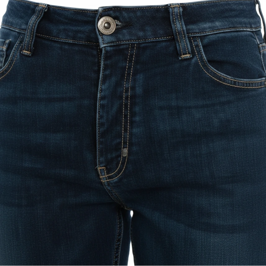THE ROKKER Motorrad/Bikers Jeans "Iron Selvage Washed" Herren