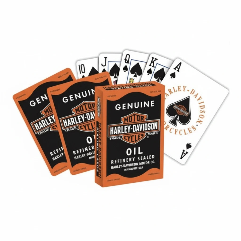 Harley-Davidson® 54-Karten-Set | Spielkarten | Pokerkarten | Rommé
