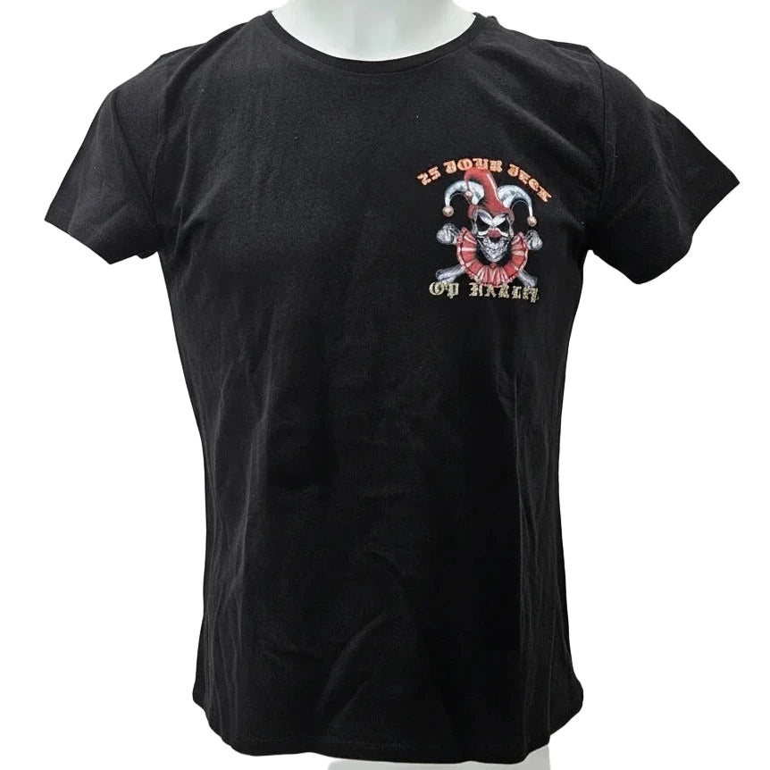 Harley-Davidson® Karneval "25 Johr" Jeck op Harley T-Shirt | Damen | Schwarz