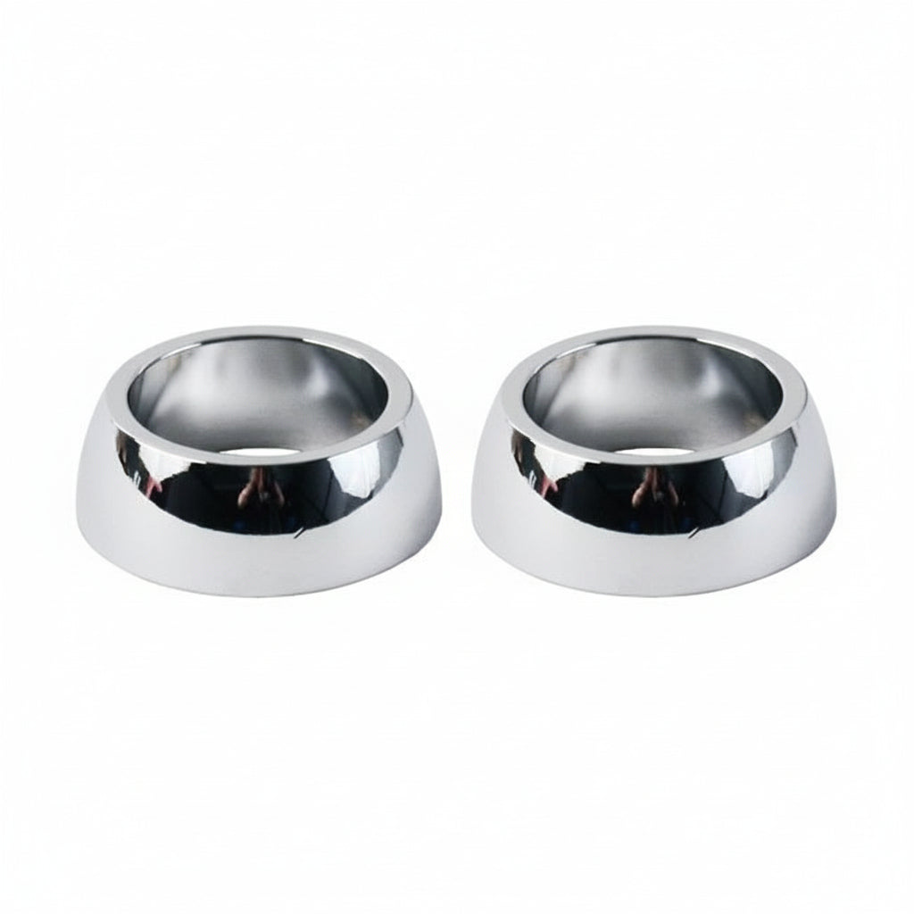 Custom Chrome Radius Handlebar Cones von Paughco für 1" Lenker - 632946