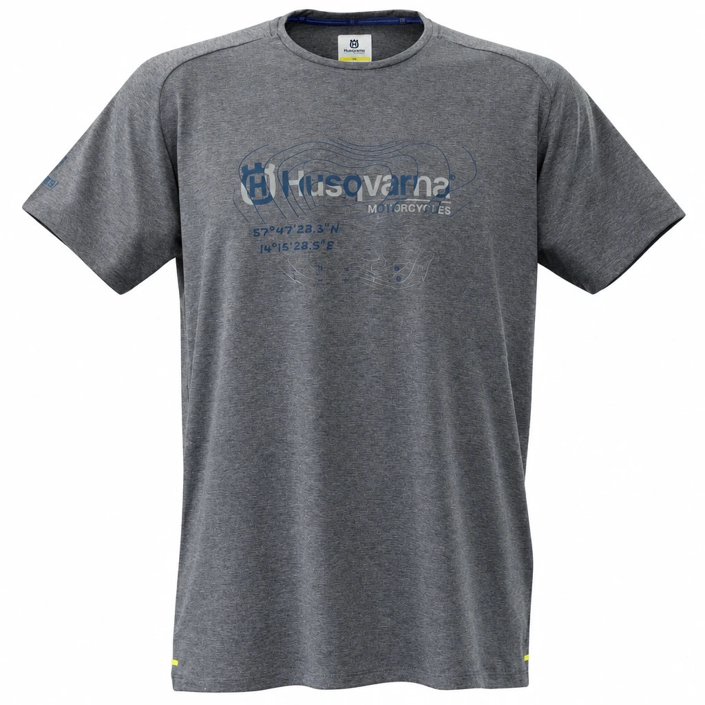 Husqvarna - Accelerate Topographic T-Shirt - 3HS210038803