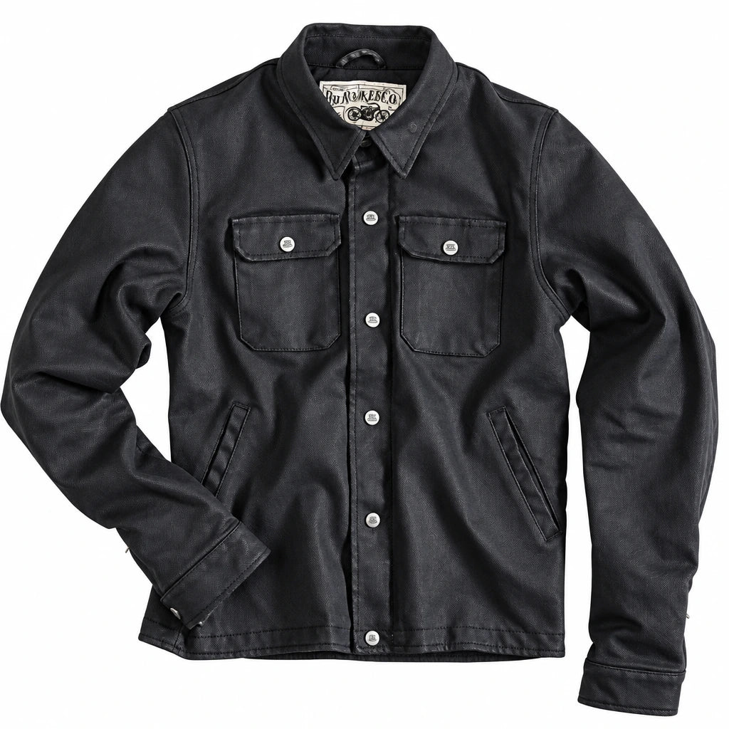 Rokker Motorradjacke "Rokkertech" | Schwarz - 5451
