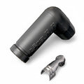 W&W Cycles 90° Zündkerzenstecker mit Manschette & Gummi | Schwarz - 12-444