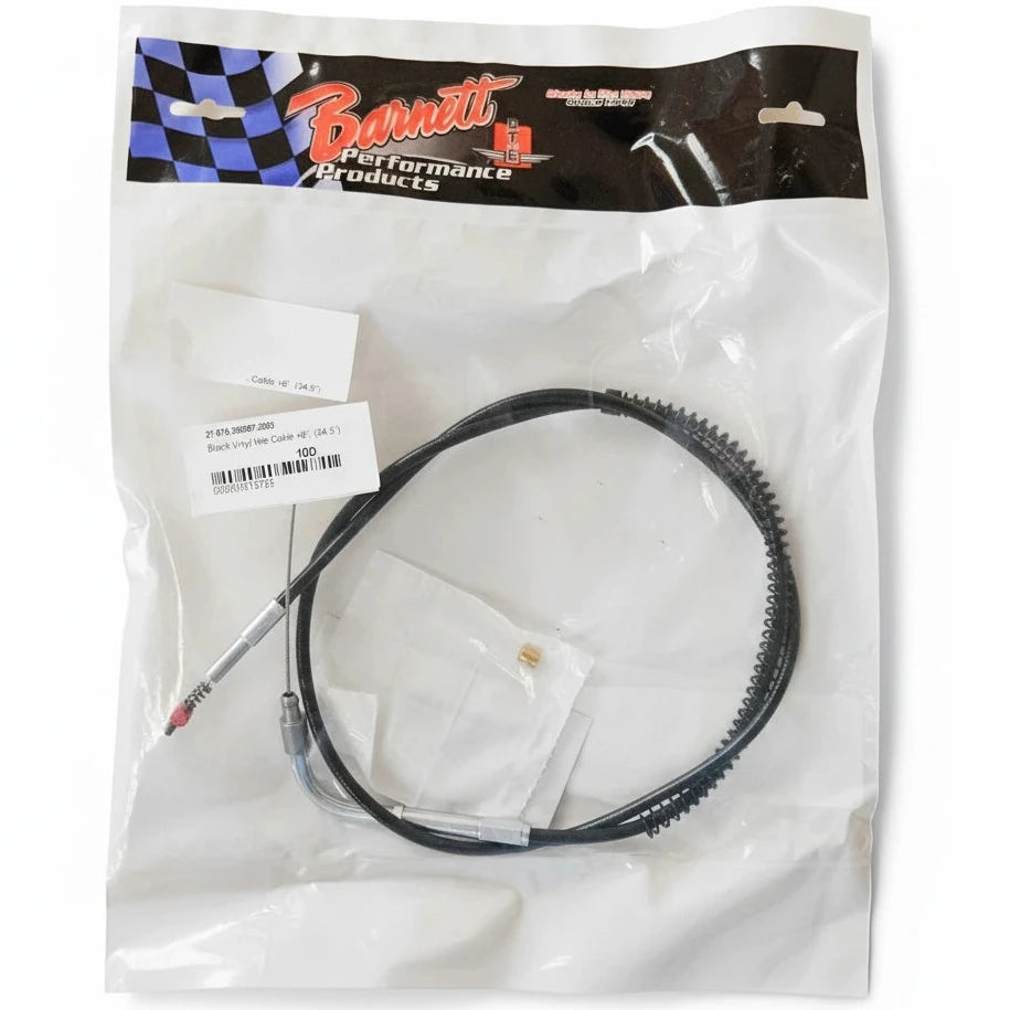 Barnett Black Vinyl Idle Cable 90° 34,5'' (+6'') - 27575