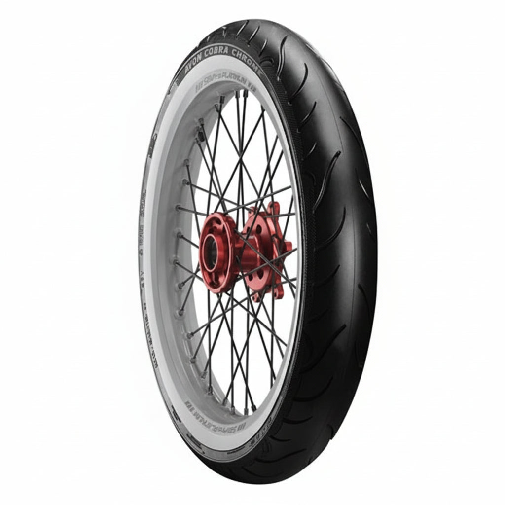 Reifen 'Avon AV92 Cobra Chrome WW' 90-16, 74H, DOT923