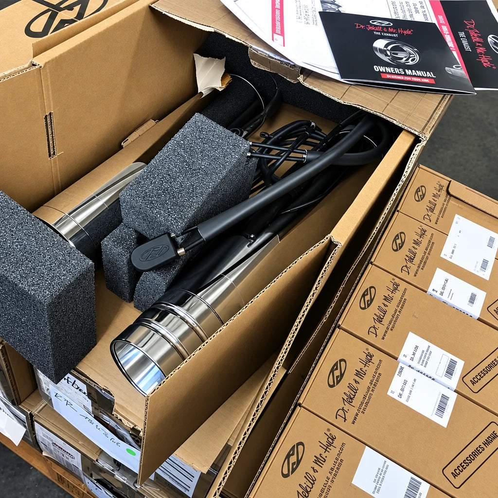 HD® -Klappenauspuff EP-150142, für Street Bob 114* cid, ab 21, Chrom