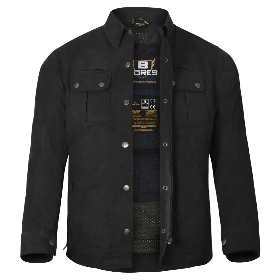 Bores Driver Shirt | Motorradhemd | Jacke | Damen | Schwarz