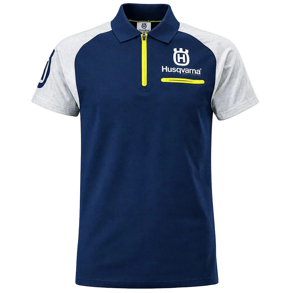 Husqvarna Replica Team Polo Lifestyle MX Moto Cross Enduro Offroad